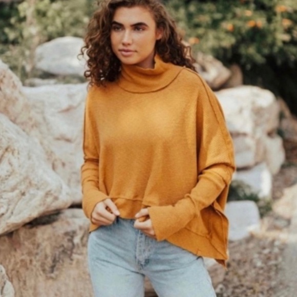 NWT Free People Juicy Long Sleeve Top size X-Small in canyon moon - Picture 5 of 6